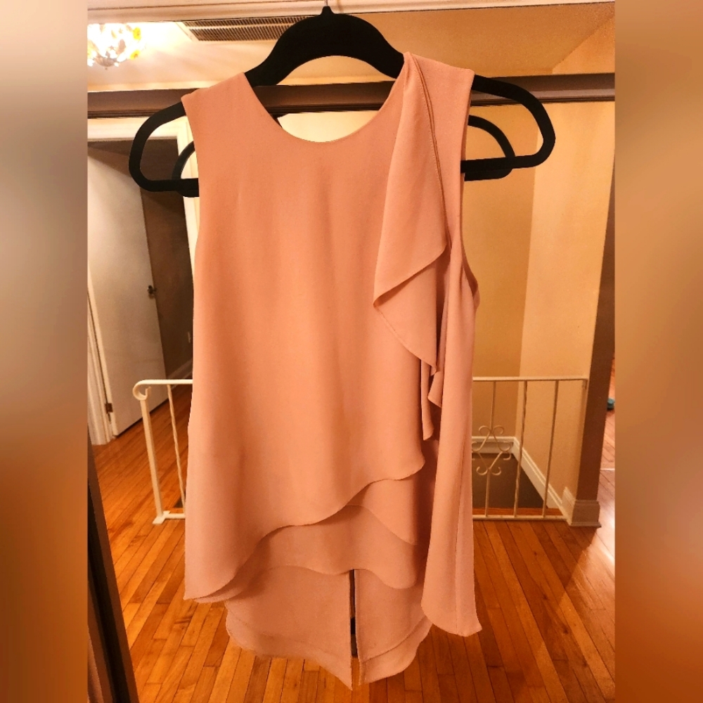 BCBG Maxszaria Blush sleeveless top